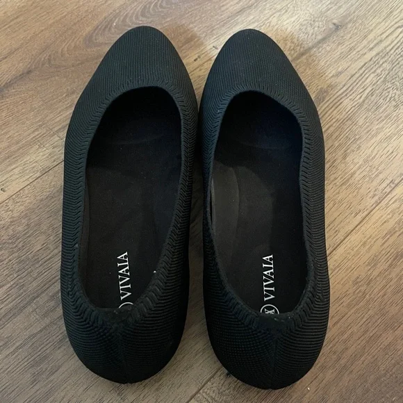 Vivaia Black Knot Flats Size 41.5 US 10.5 - Picture 9 of 10